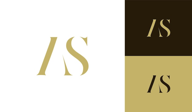 AS monogram luxury and simple logo