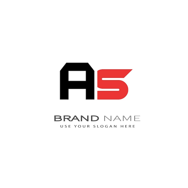 As412 letter as logo design