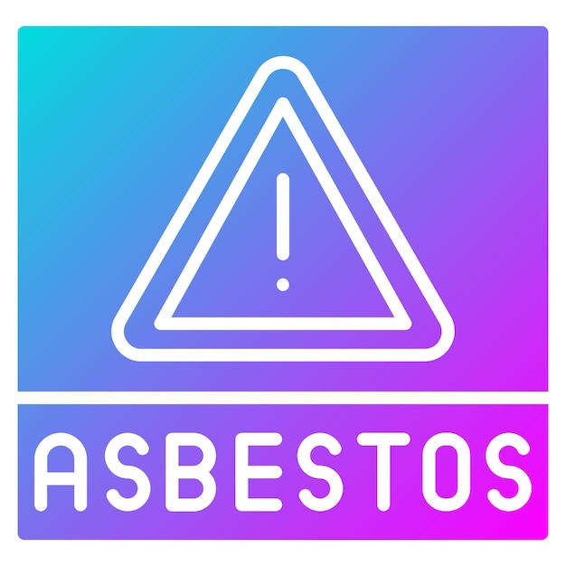 Vector asbestos vector illustration style