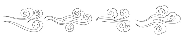 Asia ornamental traditional wind doodle hand drawing asian style