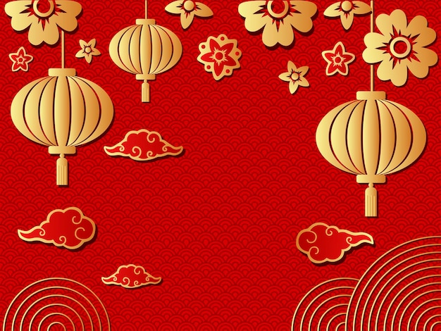 Asian background Oriental Japanese and Chinese style