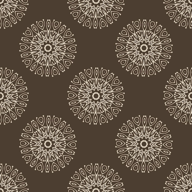 Asian damask wall art pattern design