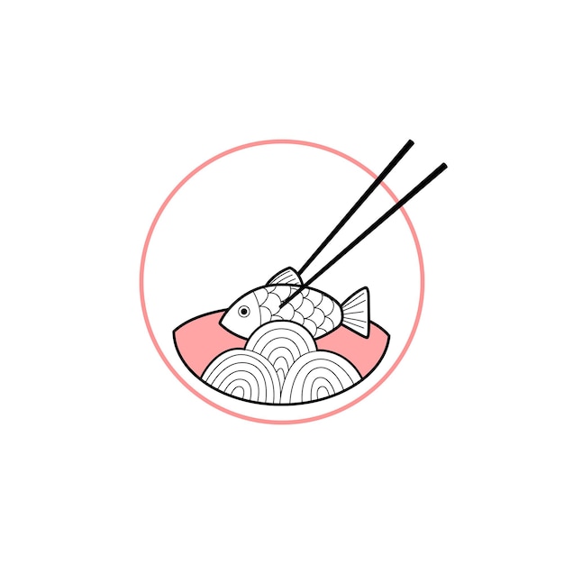 Asian food logo