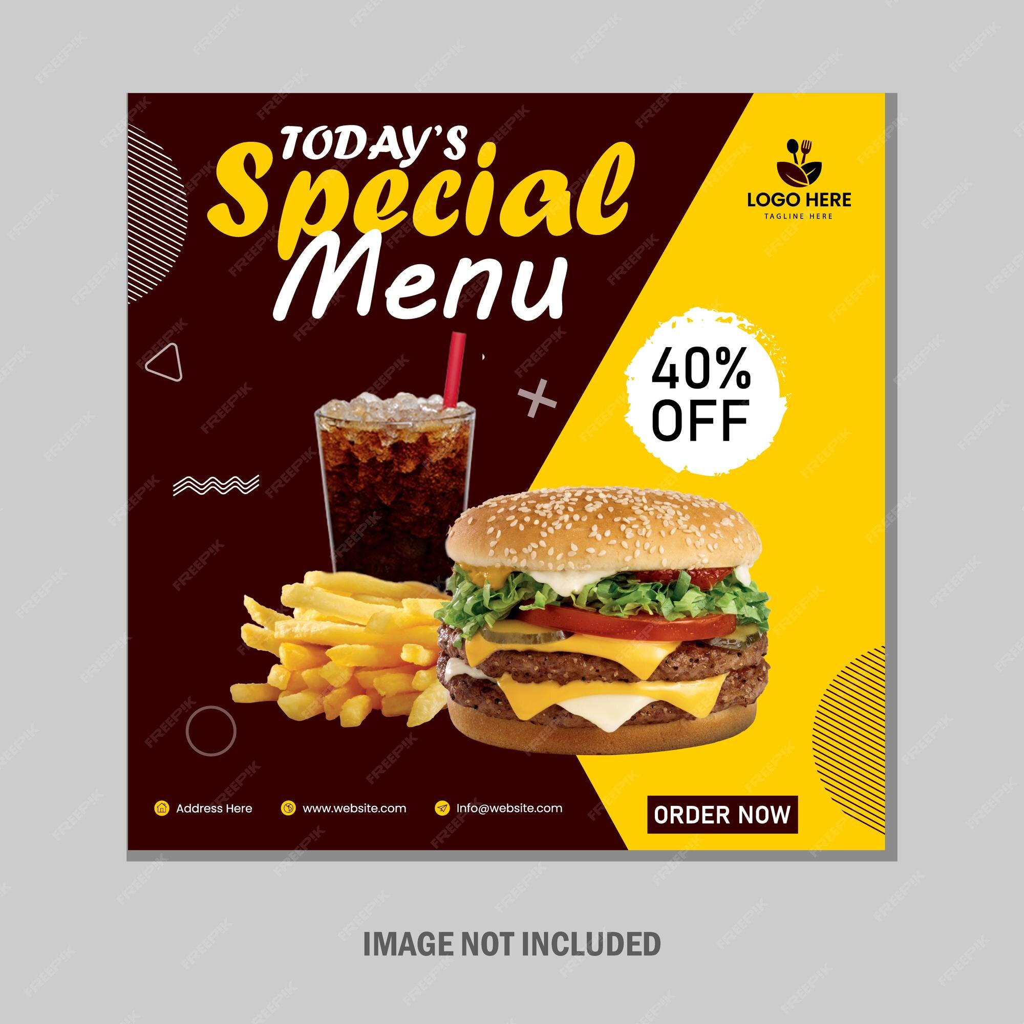 Premium Vector Asian Food Menu Social Media Post Template Design premium-vector-asian-food-menu-social-media-post-template-design
