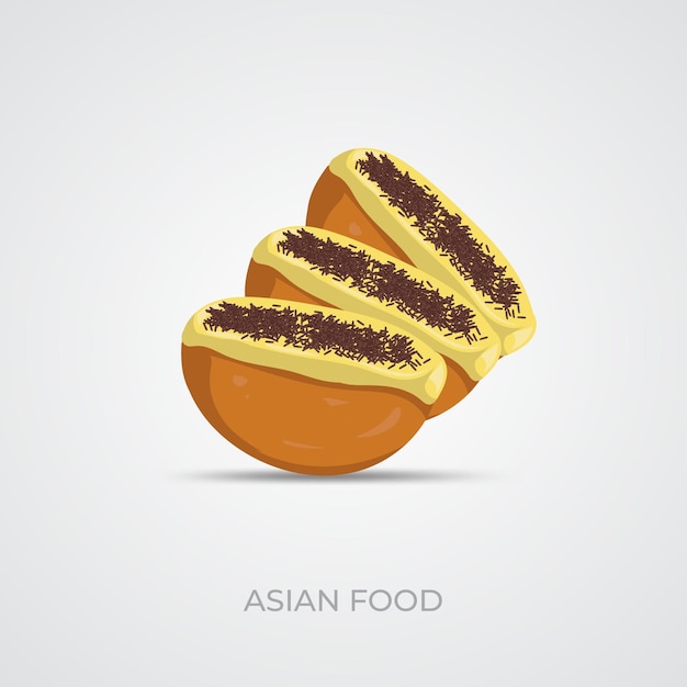 Vector asian food minimalist vector design