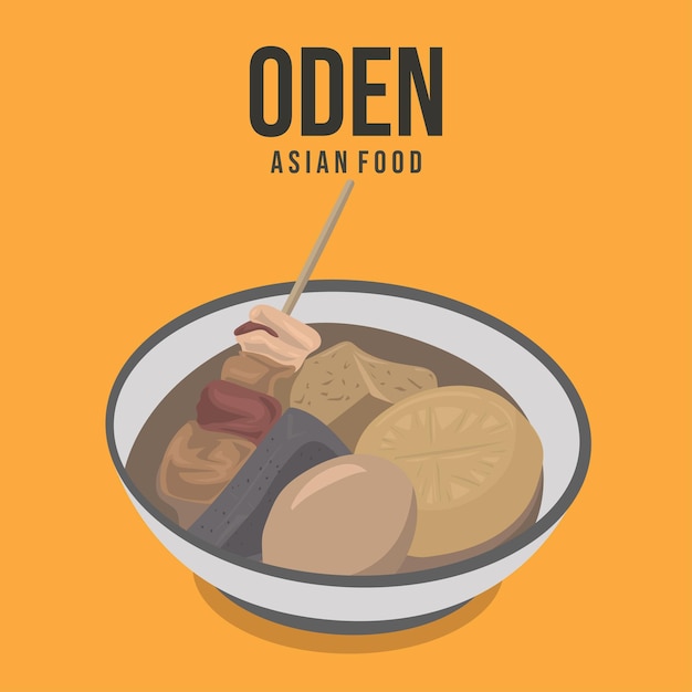 Asian food oden traditional japanese food