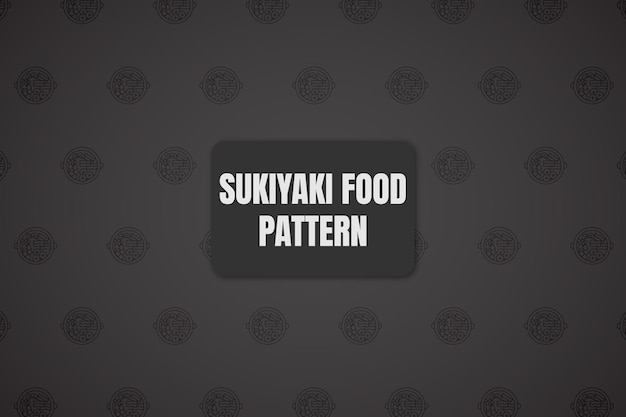 Asian food Pattern Deisgn