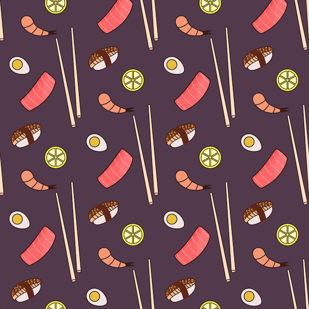 Asian food pattern