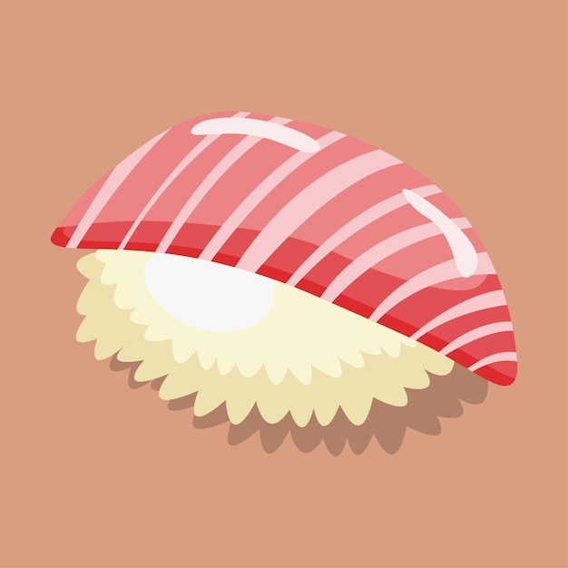 Asian Food Sushi single vector