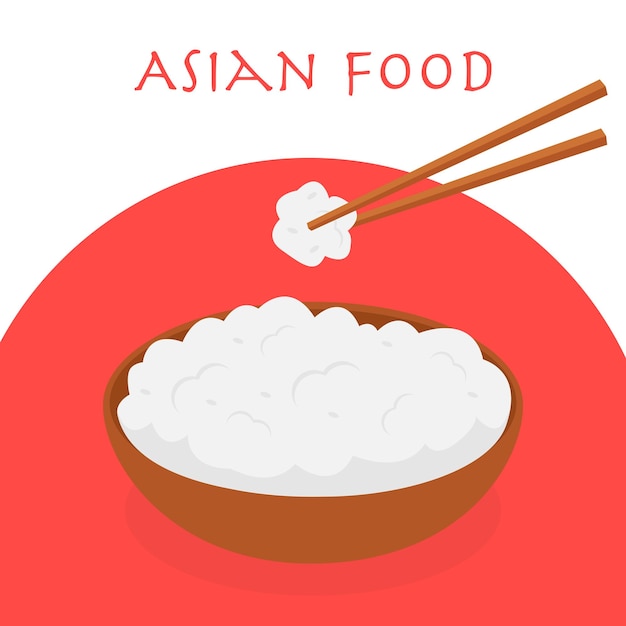 Asian food traditional chinese rice