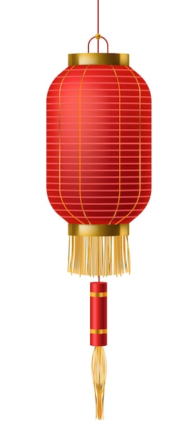 Asian holiday red lantern mockup Festival lamp