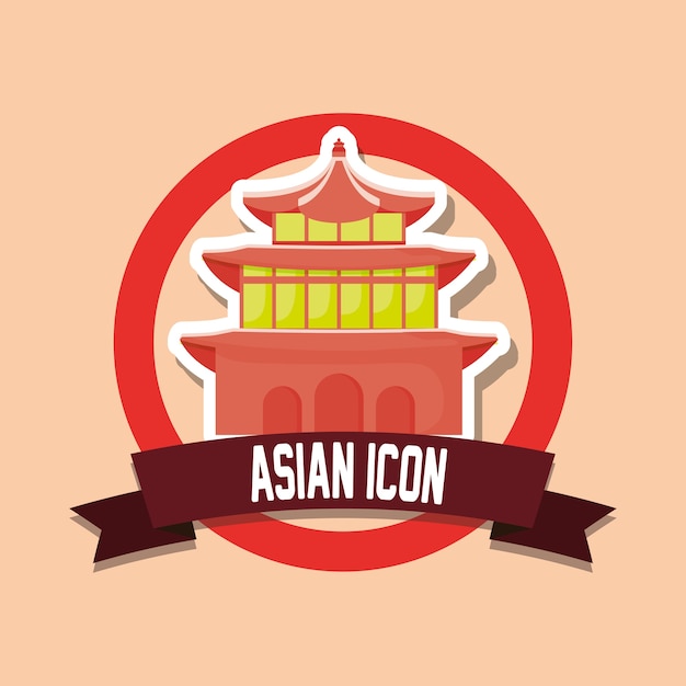 Asian icon design