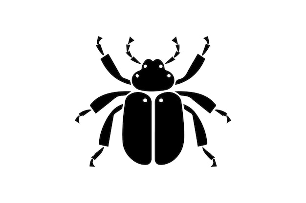 Vector asian lady beetle icon