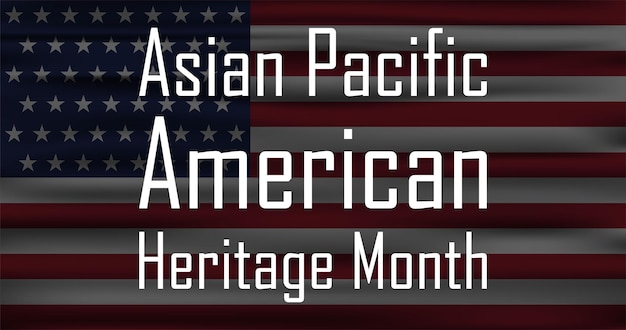 Asian Pacific American Heritage Month posterontwerp.