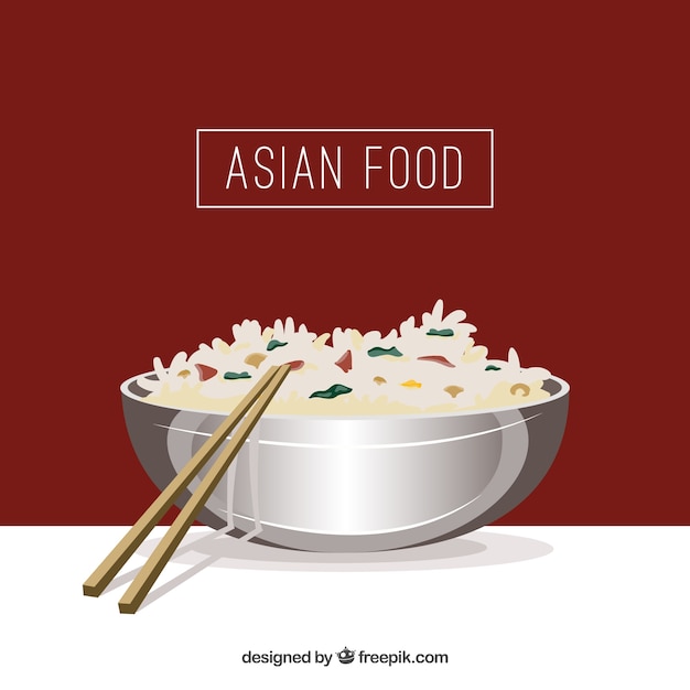 Asian food arte vettoriale