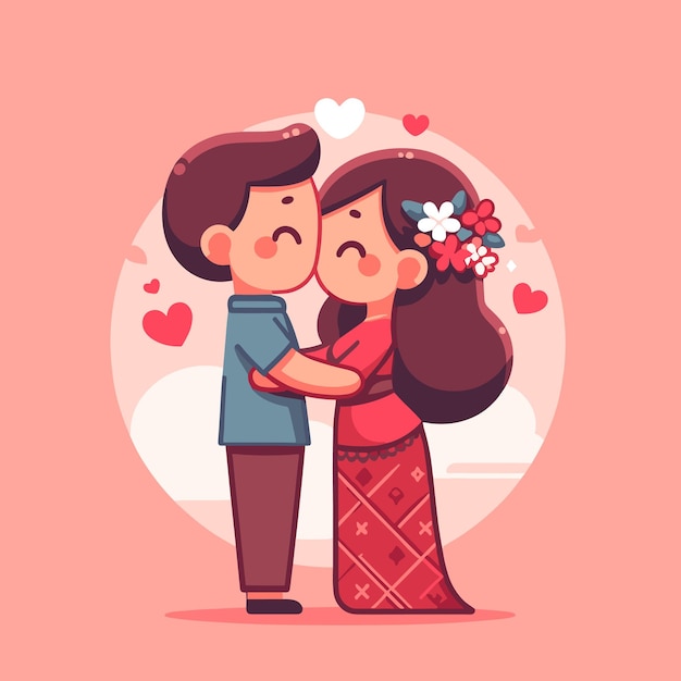 An asian woman who loving someone