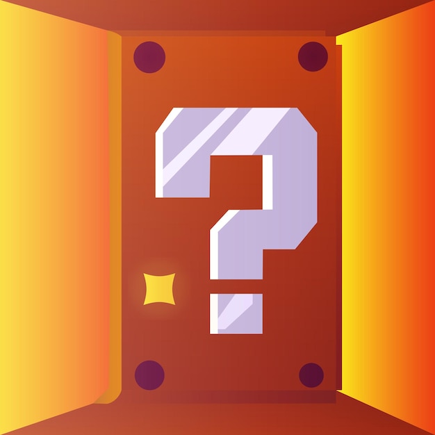 Ask Illustration mystery question box Illustration