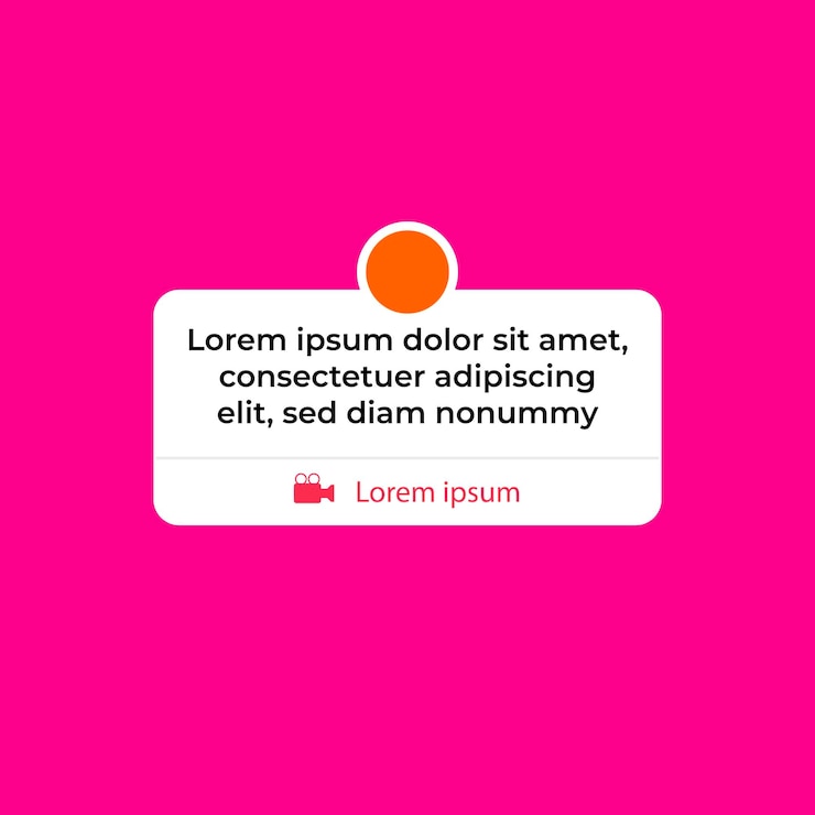 Vector ask me question social media sticker design for mobile graphic and website desgin template desgin