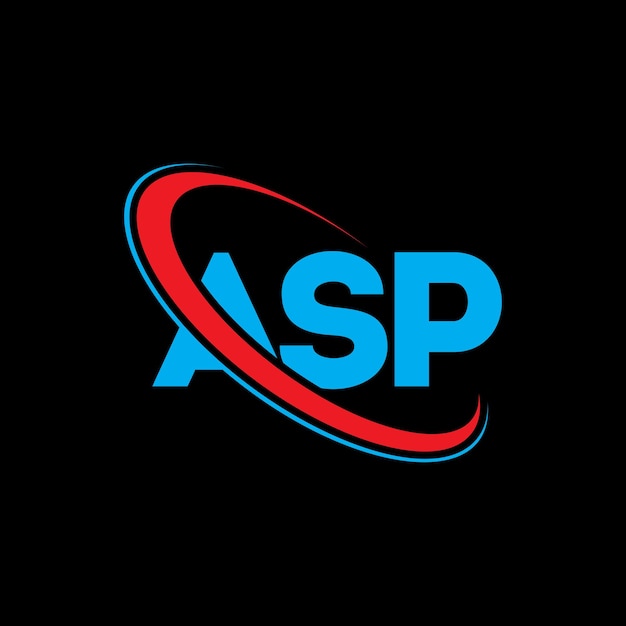 ASP 로고 ASP 글자 ASP 글자의 로고 디자인 이니셜 ASPA 로고 원과 대문자 모노그램 로고 ASPA 타이포그래피 기술 비즈니스 및 부동산 브랜드