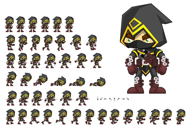 Assassin Game Sprites