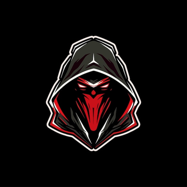 Assassin mascot logo design ninja mascot logo