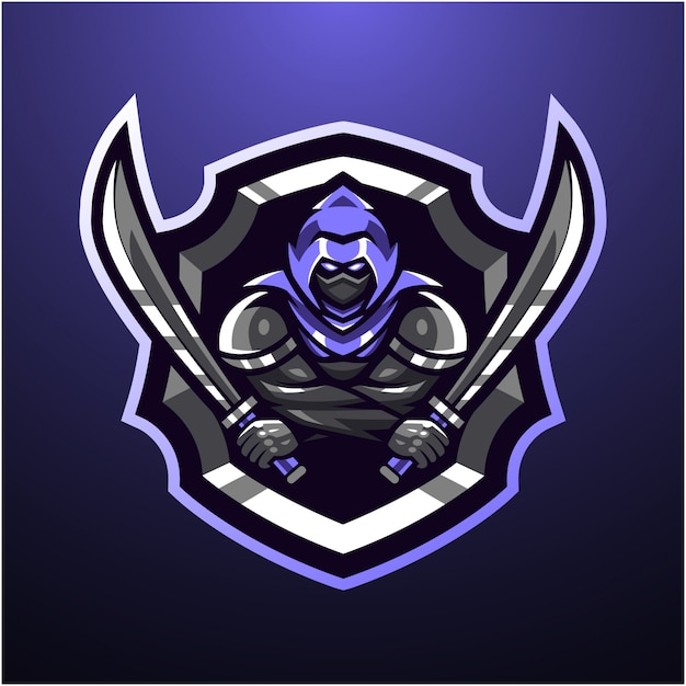 Assassin mascot logo