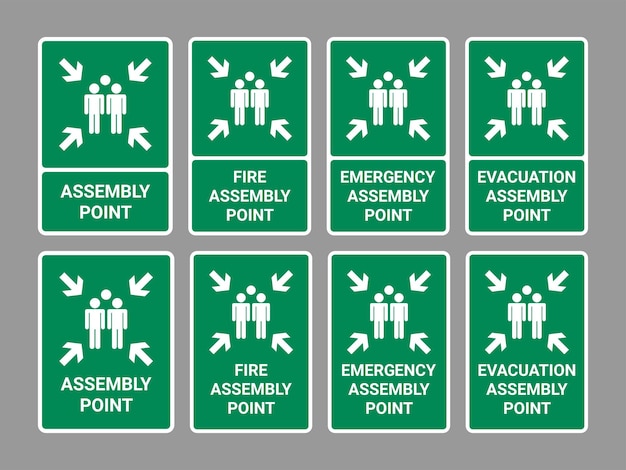 Vector assembly point sign collection