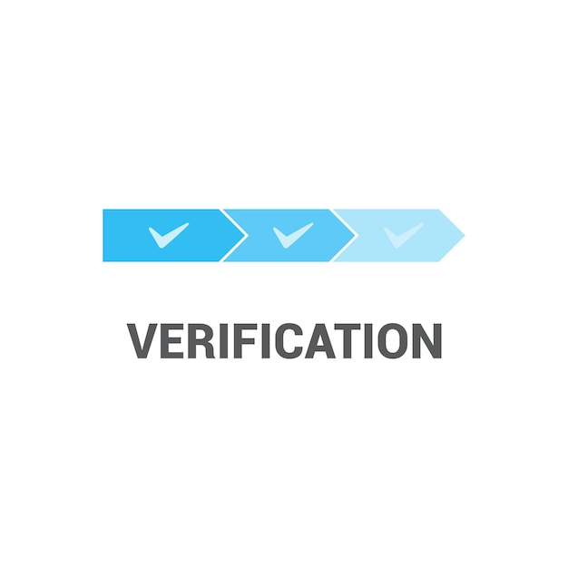 Vector assessment chain tick design vector stepwise assessment ferrication