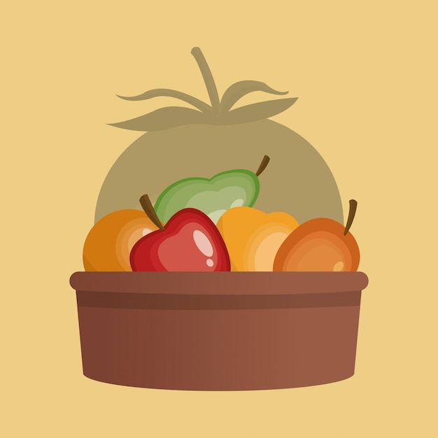 assorted healthy food icons image 