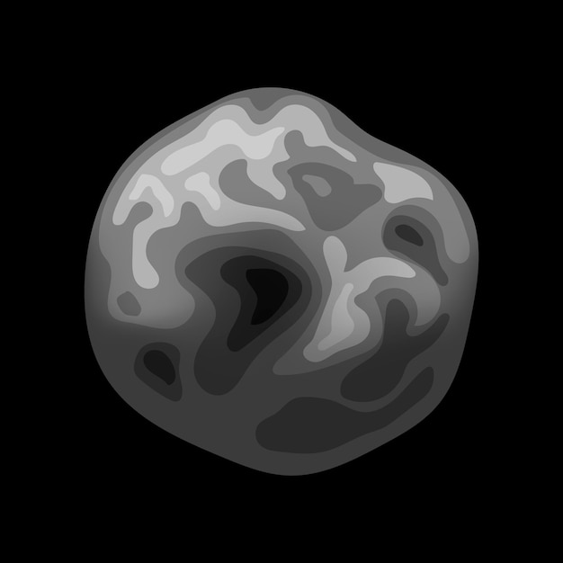 Asteroid icon Isometric of asteroid vector icon for web design isolated