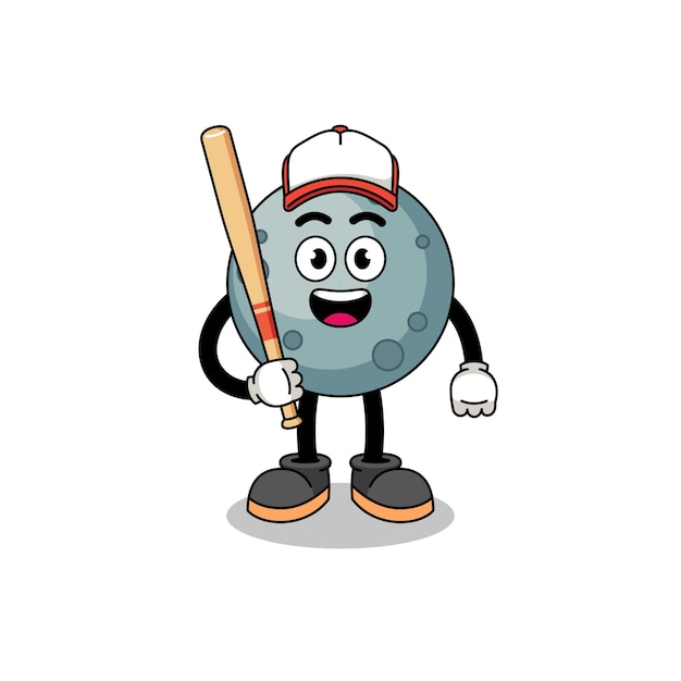 野球選手としての小惑星のマスコット漫画