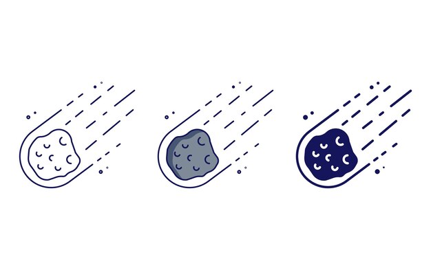 소행성 바위 아이콘