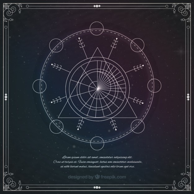 Astrological geometric symbol