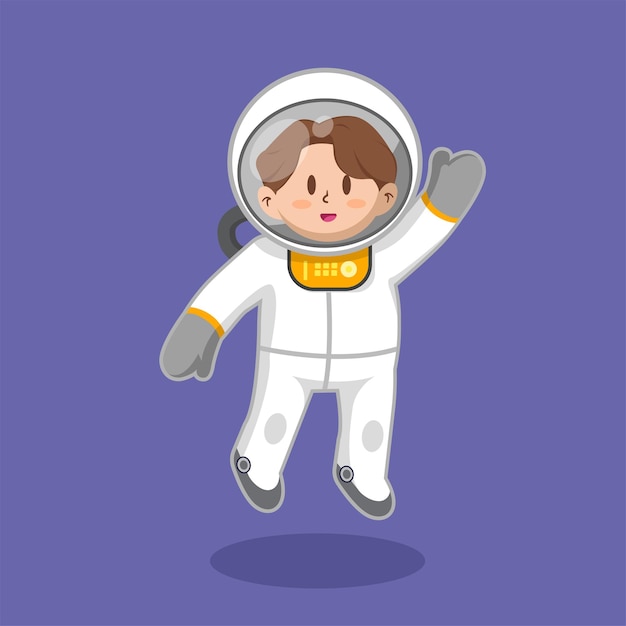 Иллюстрация мультфильма космонавта