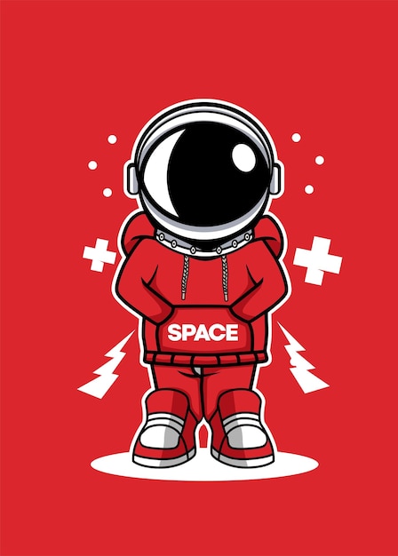 Astronaut cartoon