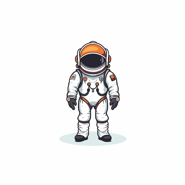 astronaut en ruimteillustratie