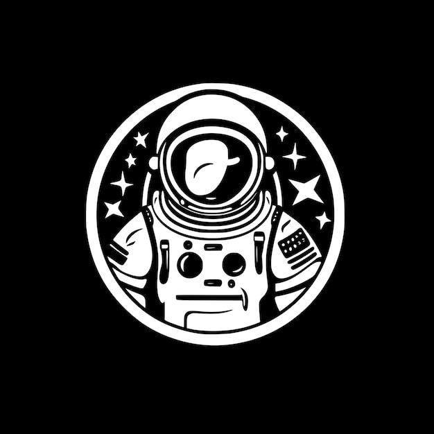 Astronaut High Quality Vector Logo Vector illustration ideal for Tshirt graphic