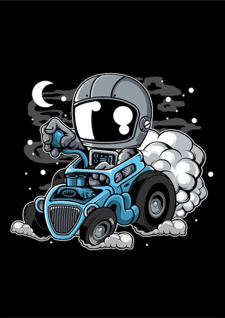 Astronaut Hotrod stripfiguur