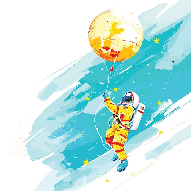 Astronaut illustration