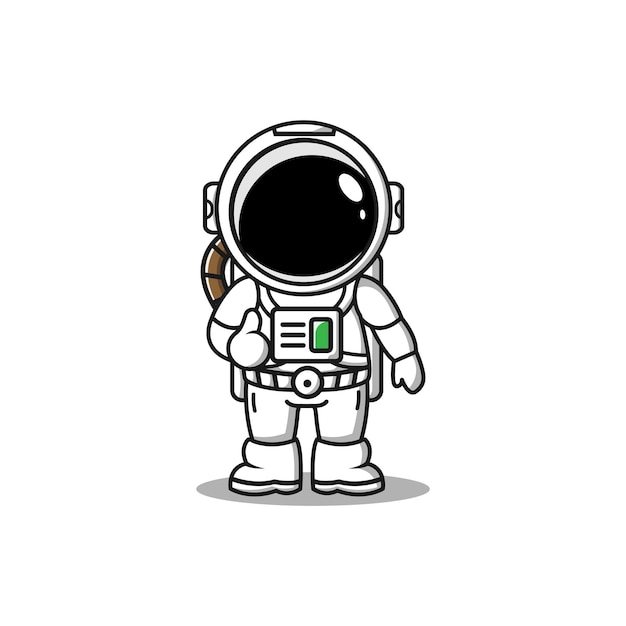 astronaut in de ruimte