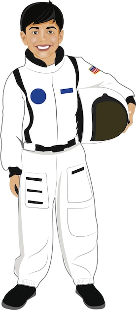 Vector astronaut jongen