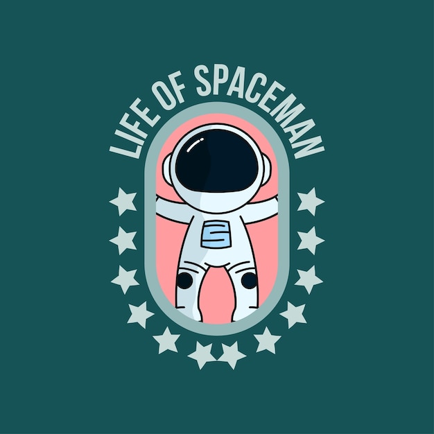 Astronaut Logo Concept Vector Spaceman Logo Design Concept Template Vector