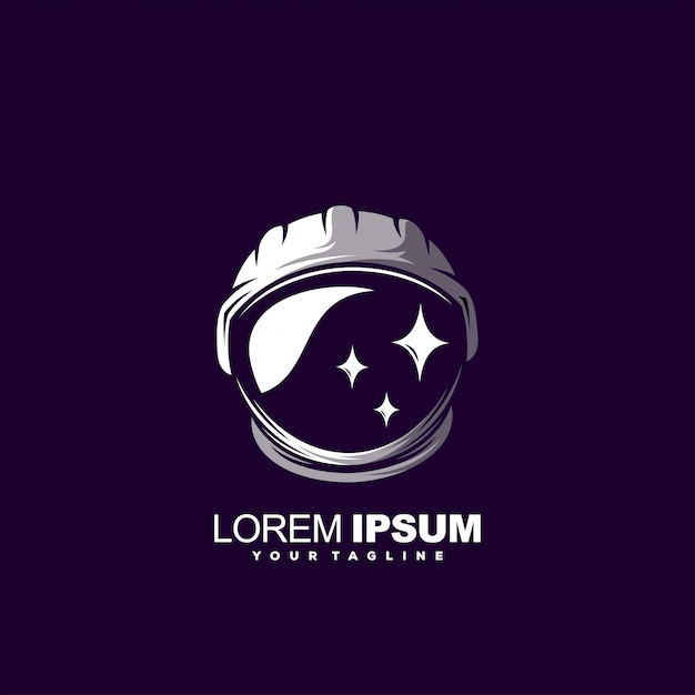Astronaut logo template