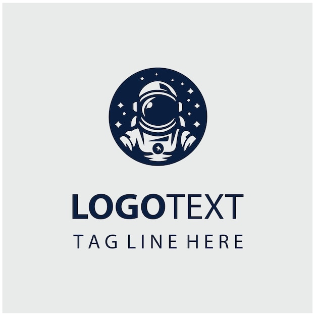 astronaut Logo vector illustrations