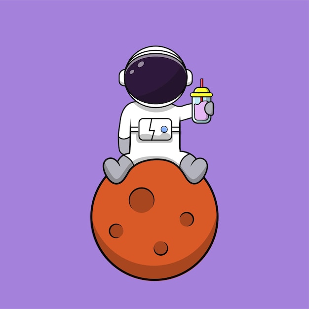 космонавт на марсе
