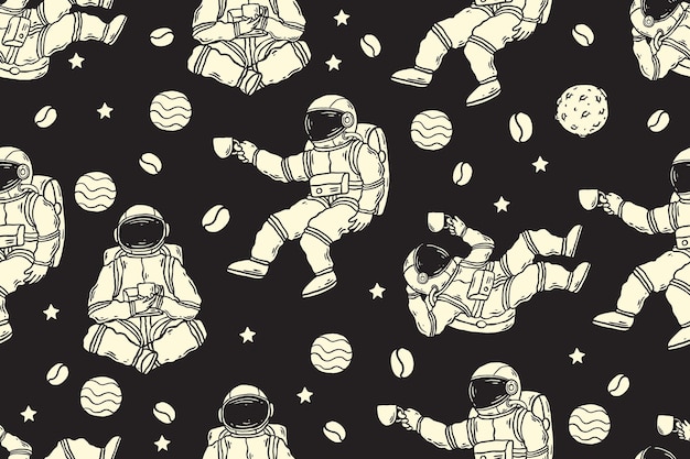 Astronaut  pattern