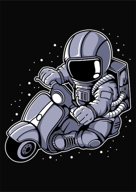 Scooter astronauta