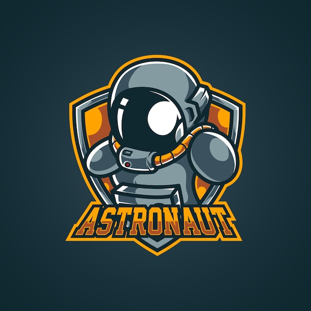 Astronaut Space ESport Mascot Logo