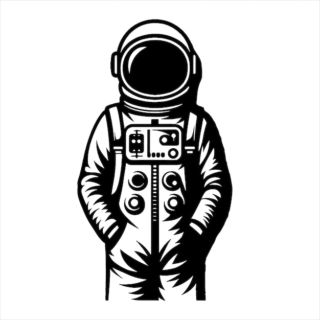 Vector astronaut svg