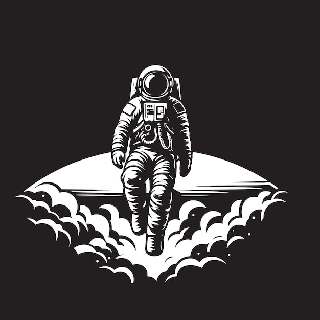 Vector astronaut svg